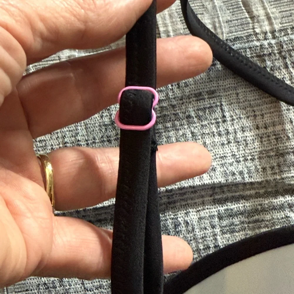 Victoria's Secret Blue and Pink Bikini Top 34DD